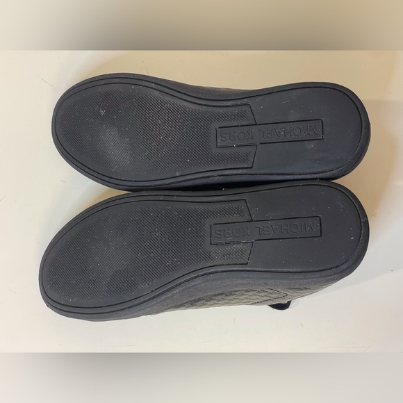 MICHAEL Michael Kors Colby Signature Logo‎ Black Leather Sneakers Size 6.5 - Picture 9 of 9